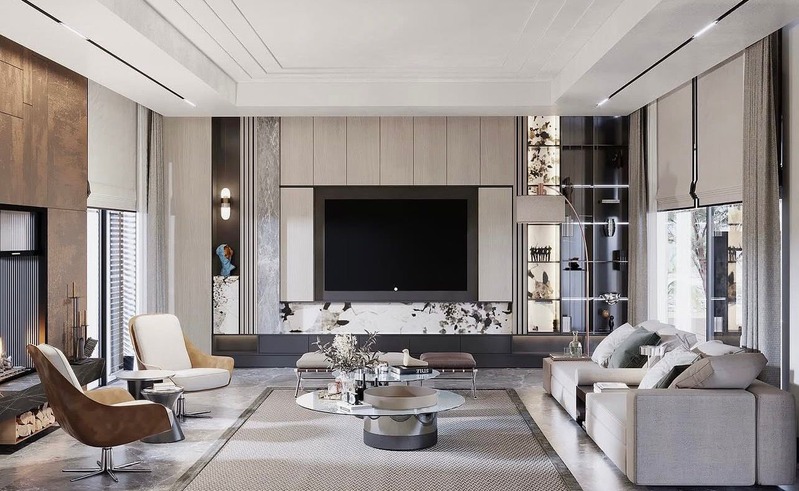 Refined interior space